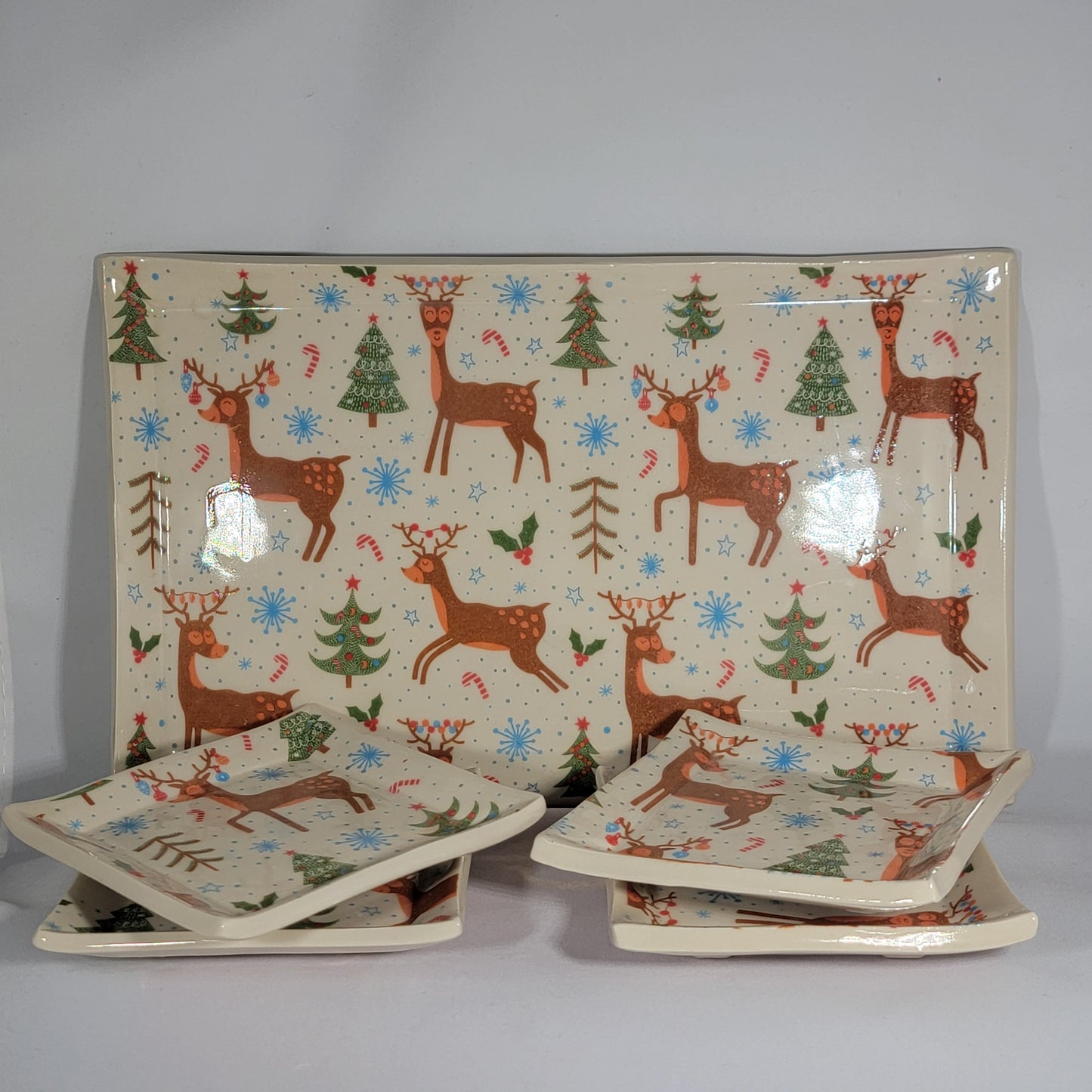 Reindeer Plate Set