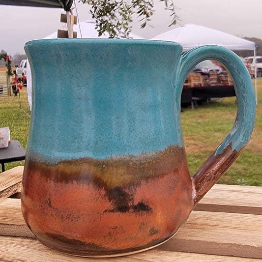 Copper + Teal Mug