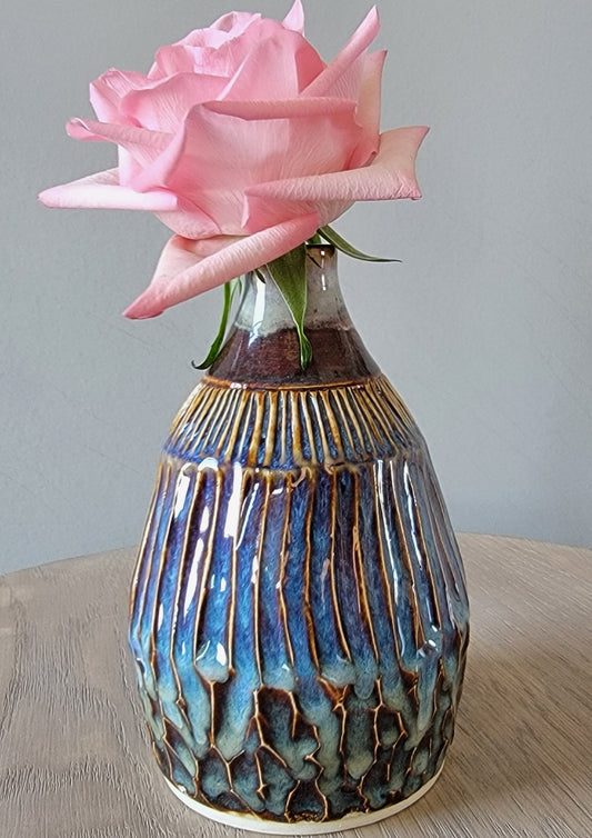 Small textured vase